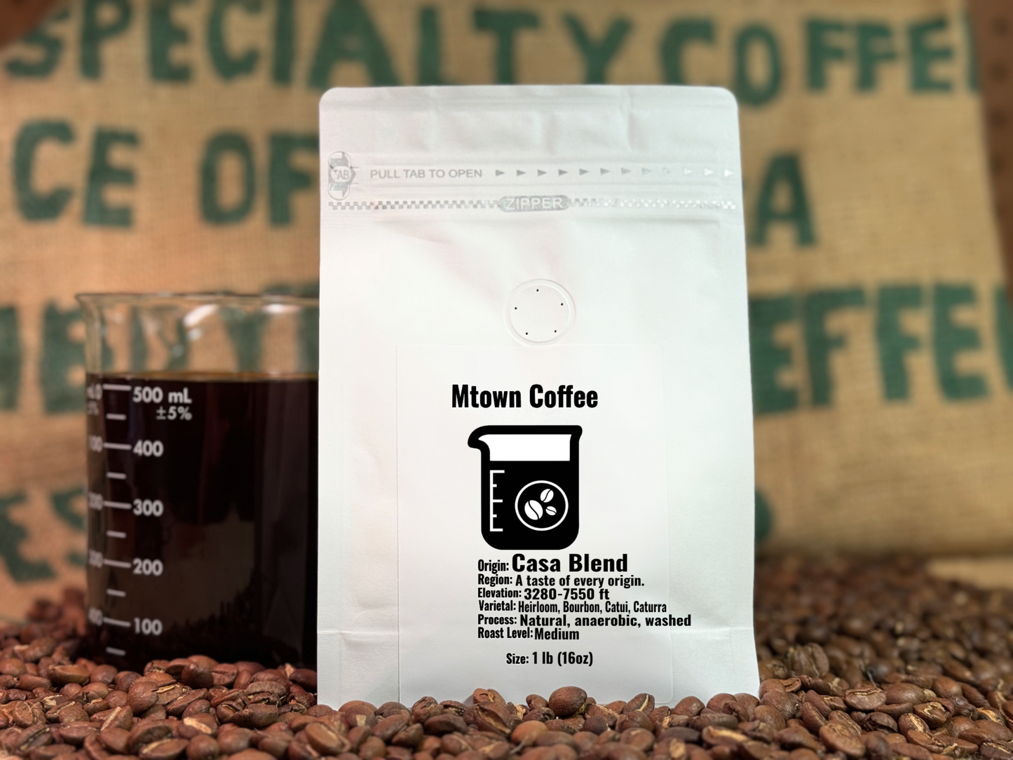 Casa Blend fresh roasted coffee 16oz